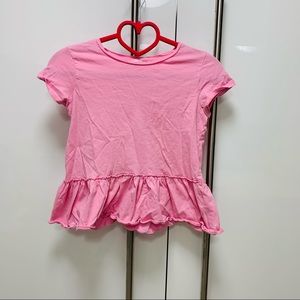 H&M Short Sleeve Pink T-Shirt Size 8-10